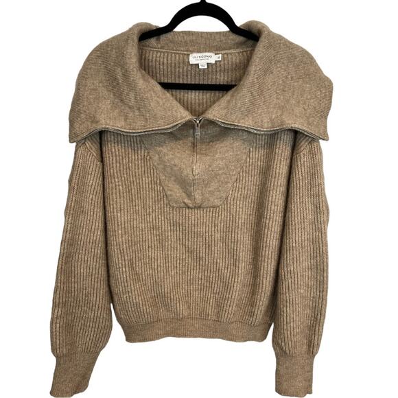 Molly Bracken Sweaters - Lili Sidonio x Molly Bracken oversized Zip turtleneck chunky Sweater